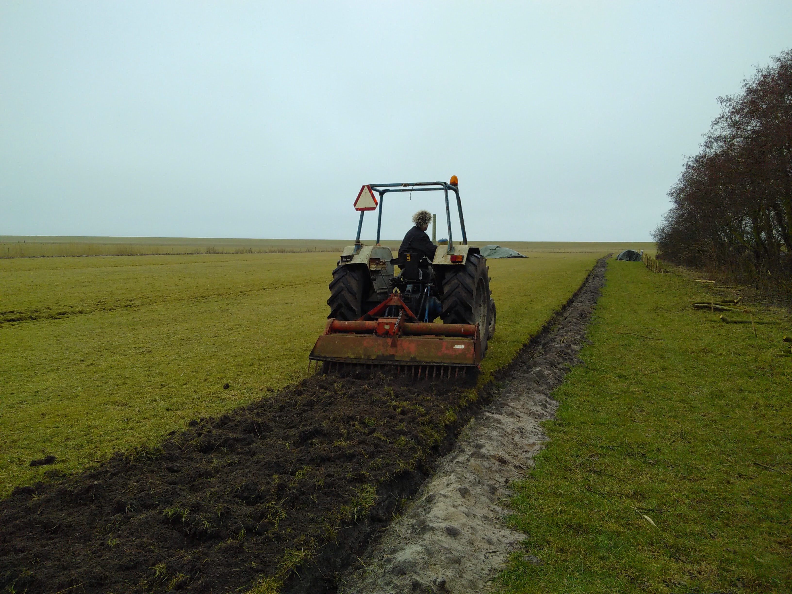 frezen piet De Tuin naast de Branding